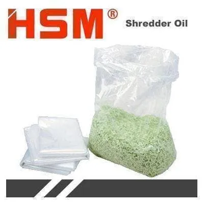 HSM 1313 Shredder Bags (100 bags) (Discontinued)