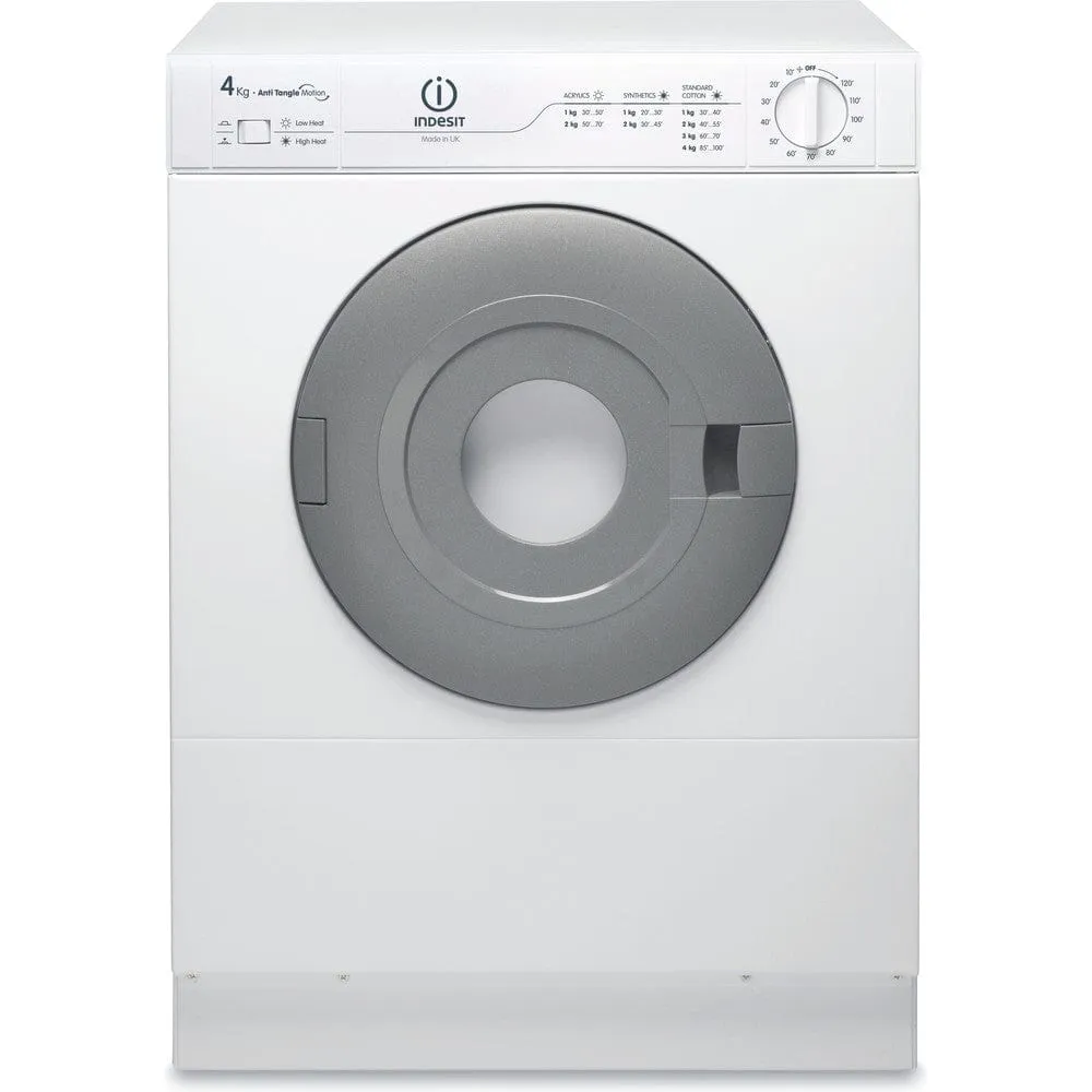 Indesit NIS41V 4kg Freestanding Front Vented Tumble Dryer - White