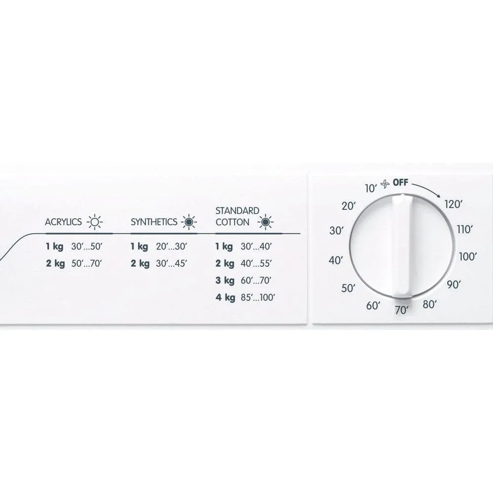 Indesit NIS41V 4kg Freestanding Front Vented Tumble Dryer - White