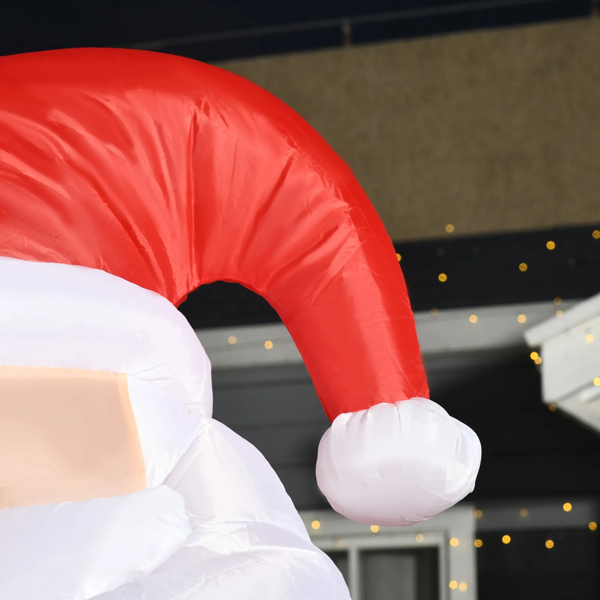 Inflatable Christmas Santa Claus Air Blown Decoration Yard for Lawn