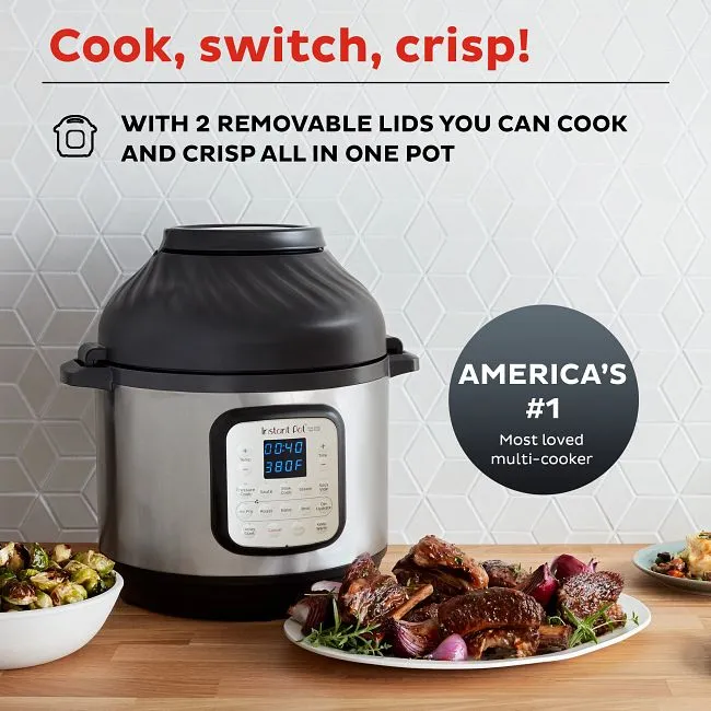 Instant Pot® Instant Pot® Duo Crisp™   Air Fryer 8-quart Multi-Use Pressure Cooker