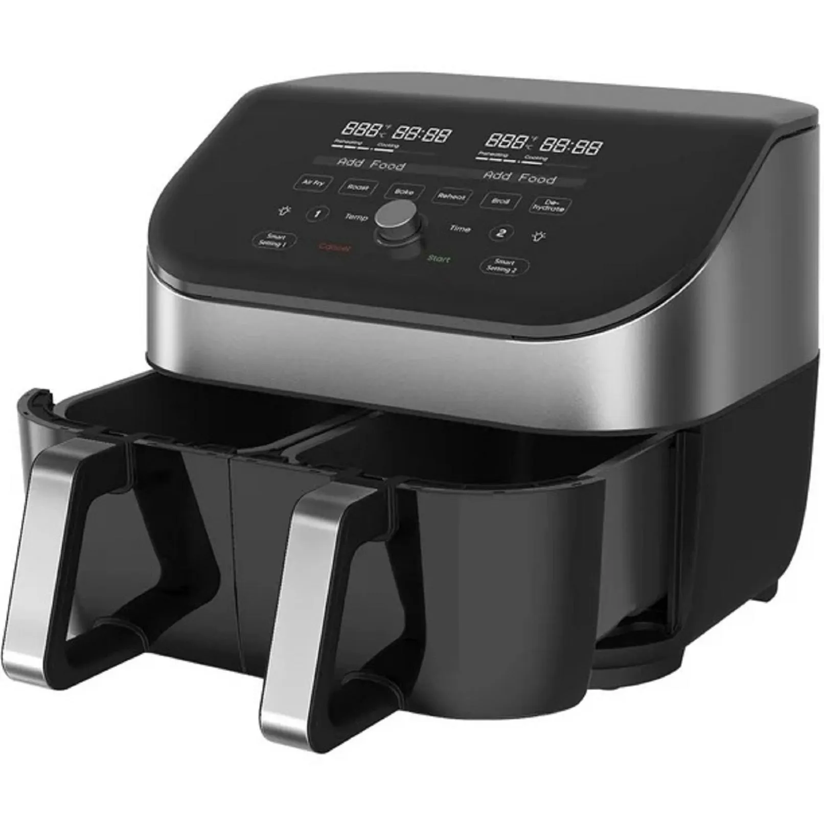 Instant Pot Vortex Plus Dual 8-quart Stainless Steel Air Fryer with ClearCook