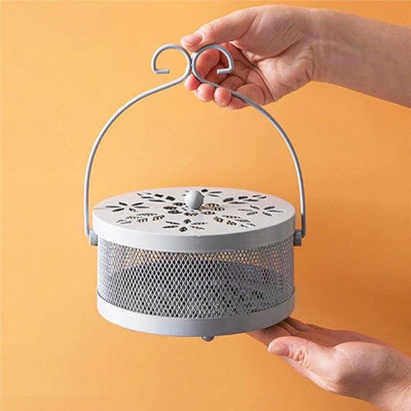 Iron Metal Hollow Decorative Mosquito Incense Box