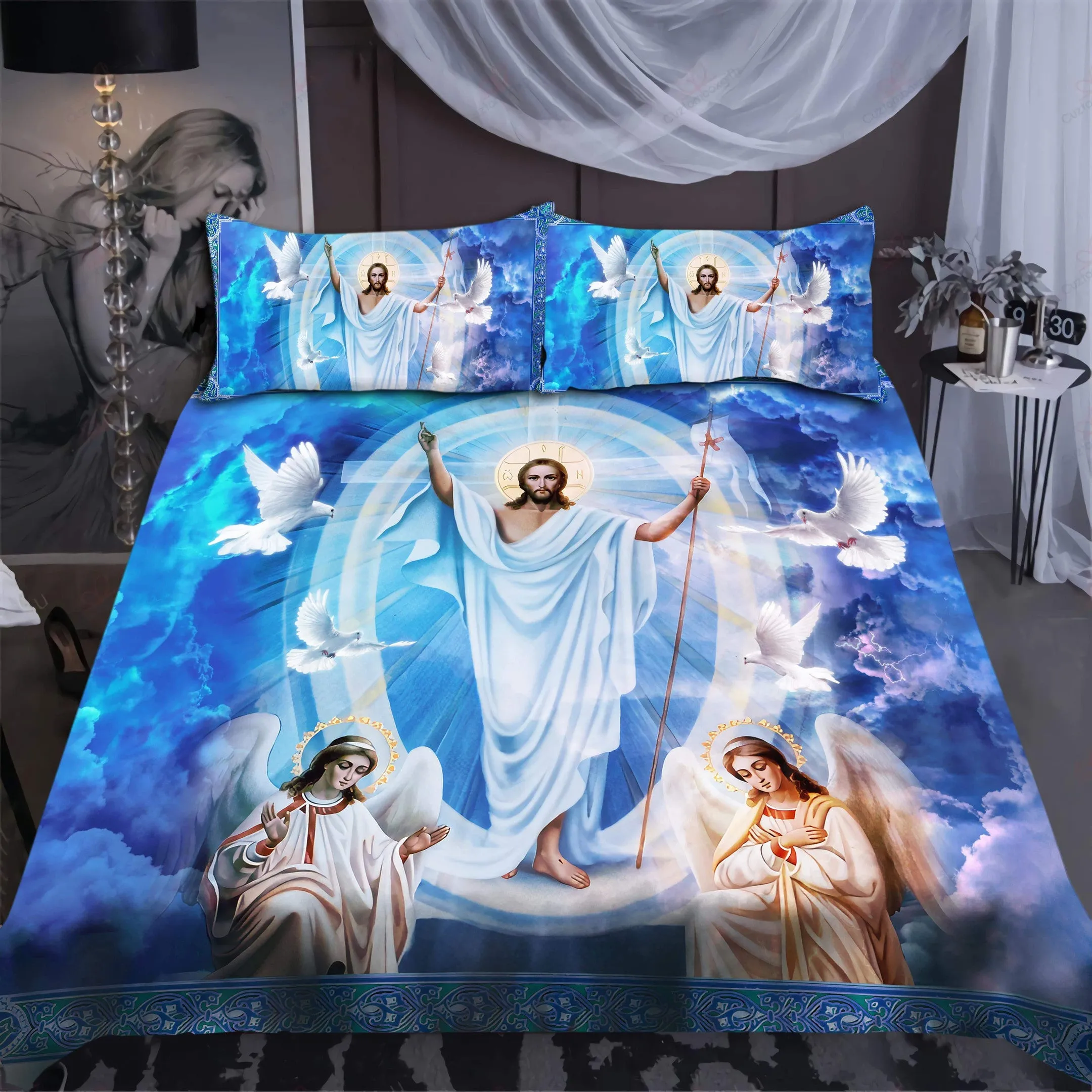 Jesus Faith Jesus Is My God Jesus Bedding Set - Christian Bedding Sets