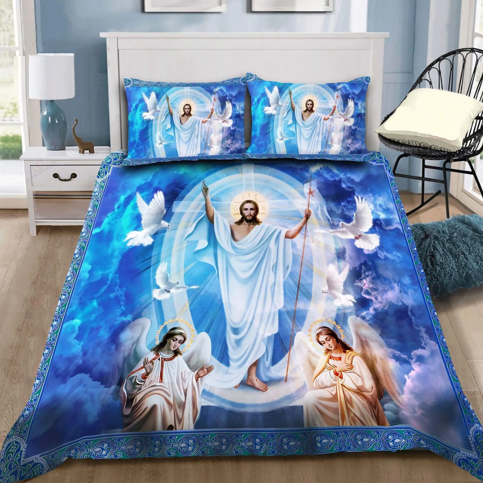 Jesus Faith Jesus Is My God Jesus Bedding Set - Christian Bedding Sets