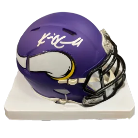 Kevin O'Connell Autographed Minnesota Vikings Speed Mini Helmet