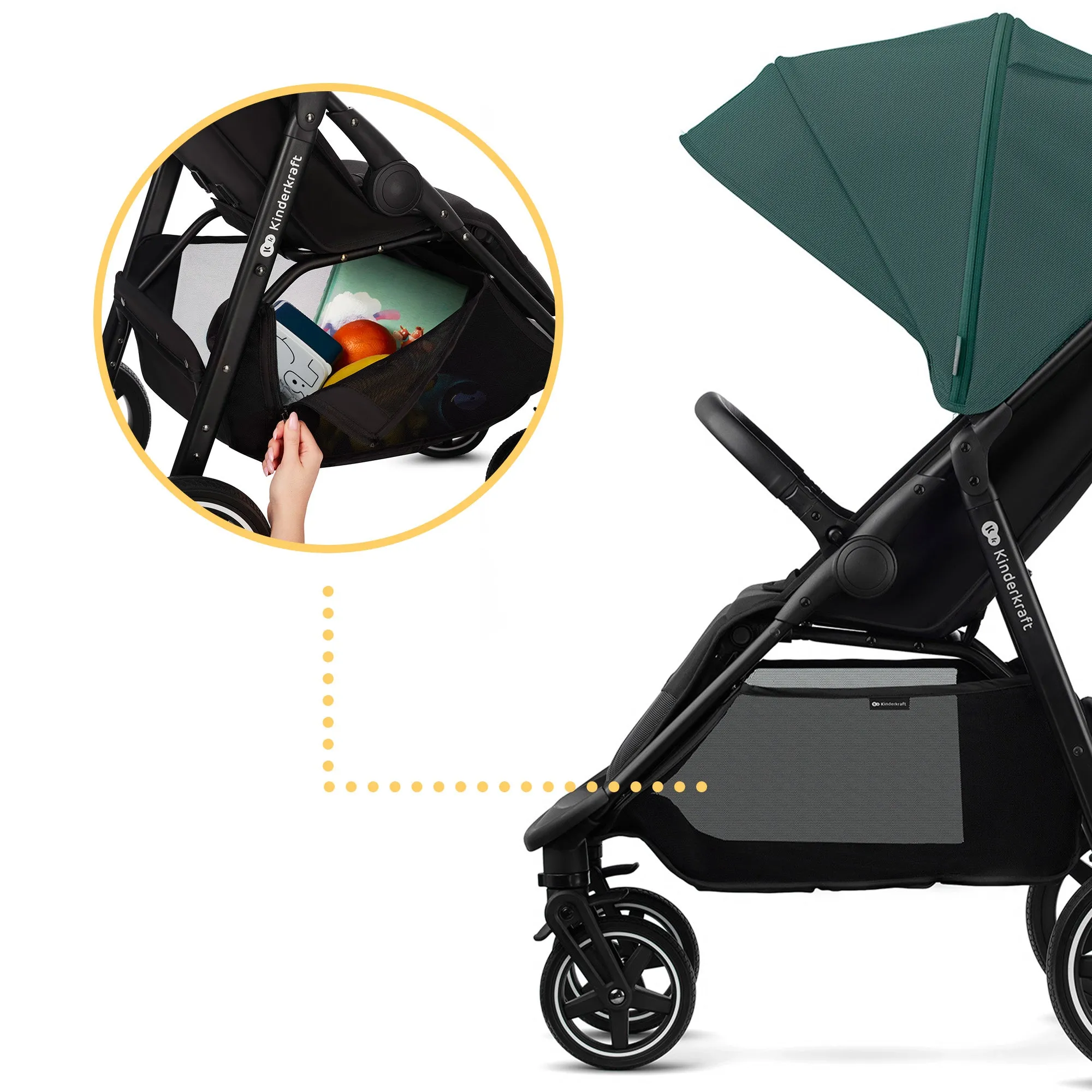 Kinderkraft Stroller Route - Green