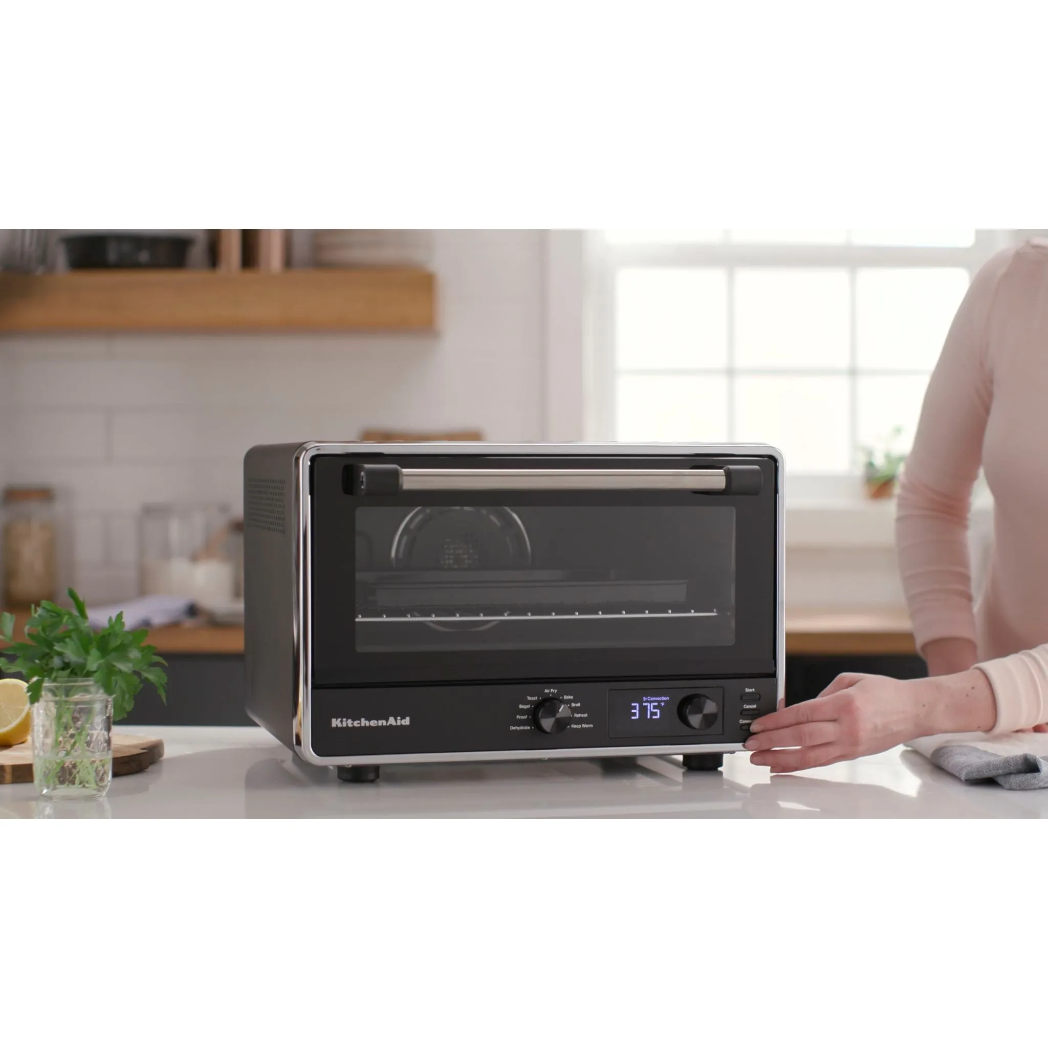 KitchenAid Digital Countertop Oven with Air Fryer (KCO124BM) - Matte Black