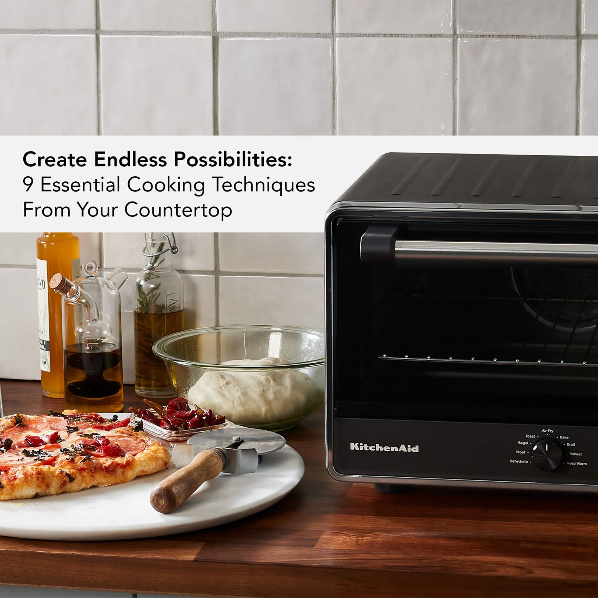 KitchenAid Digital Countertop Oven with Air Fryer (KCO124BM) - Matte Black