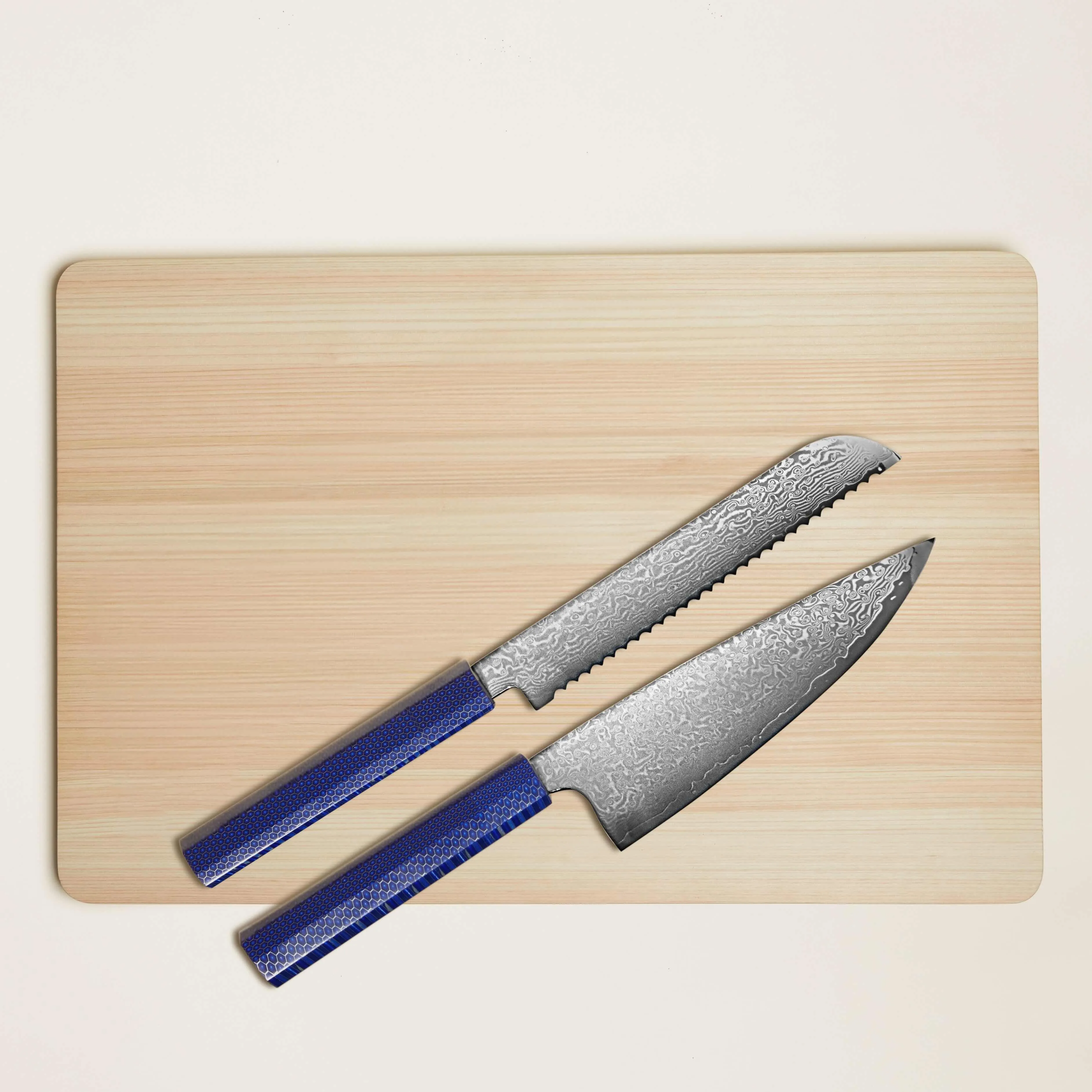 Kumo Chef Knife, Bread Knife & Cutting Board Set