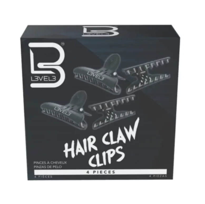 L3VEL3™ HAIR CLAW CLIPS – 4 PACK