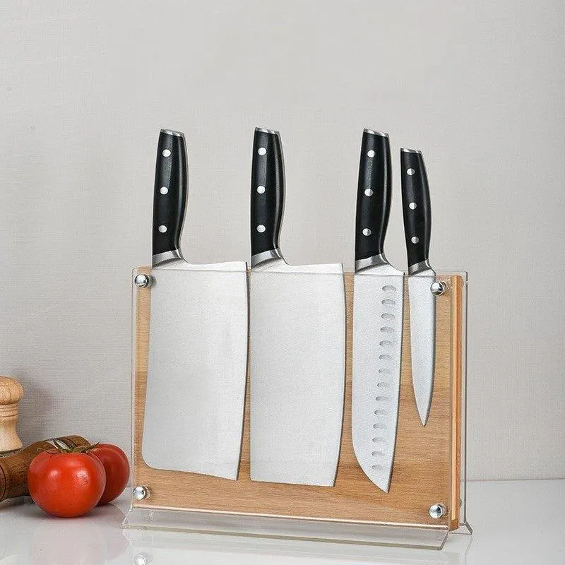 Large Double-Sided Magnetic Knife Holder Knife Block