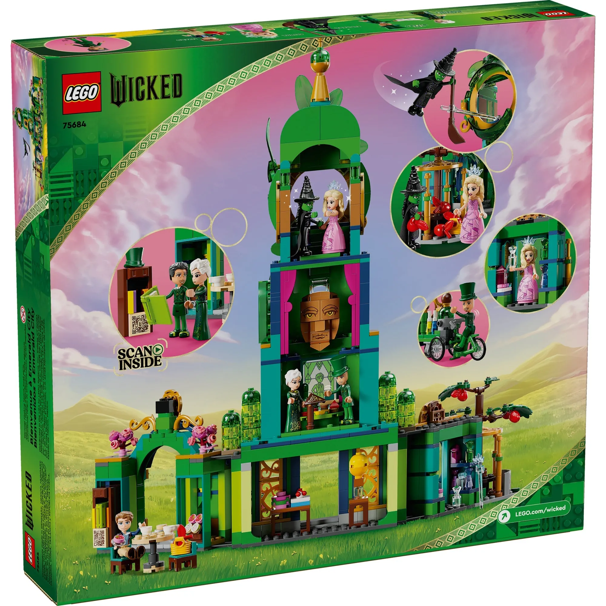 LEGO Wicked Welcome to Emerald City, 75684, Ages 9 , 945 Pieces