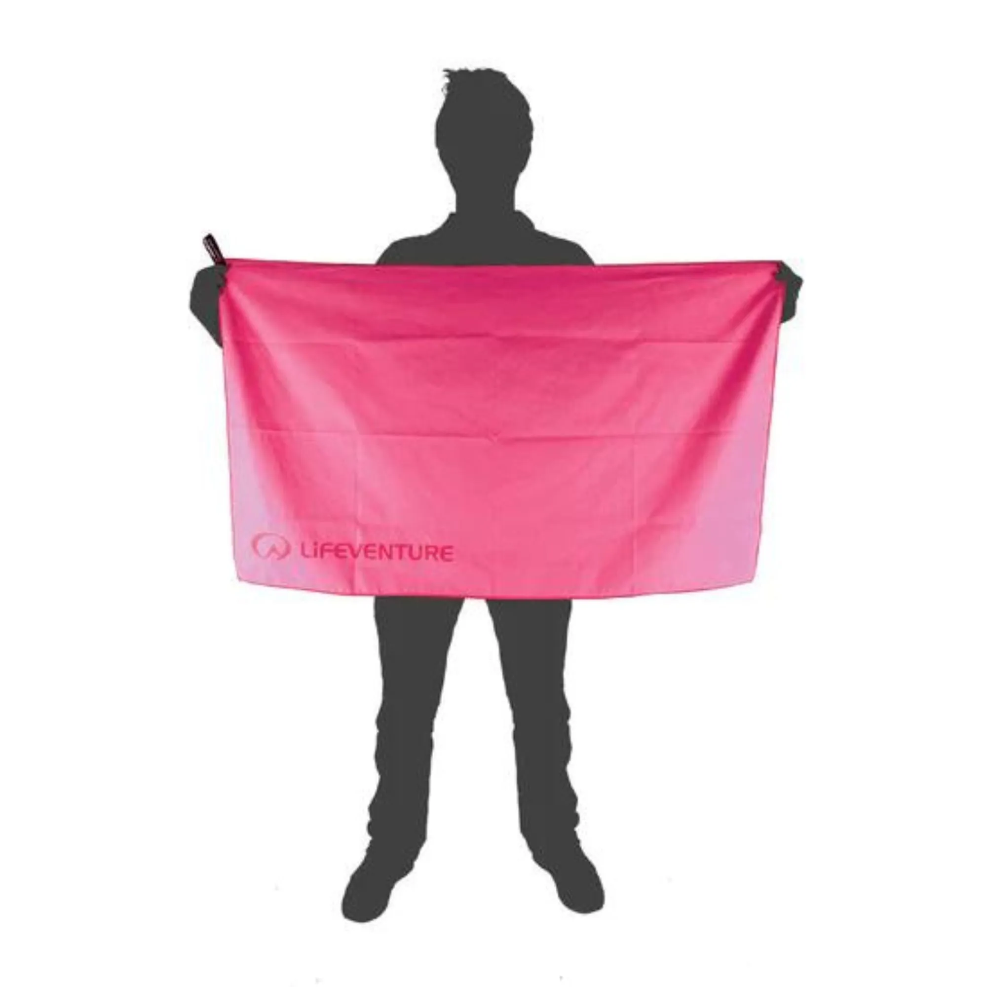 Lifeventure SoftFibre Pink Travel Towel