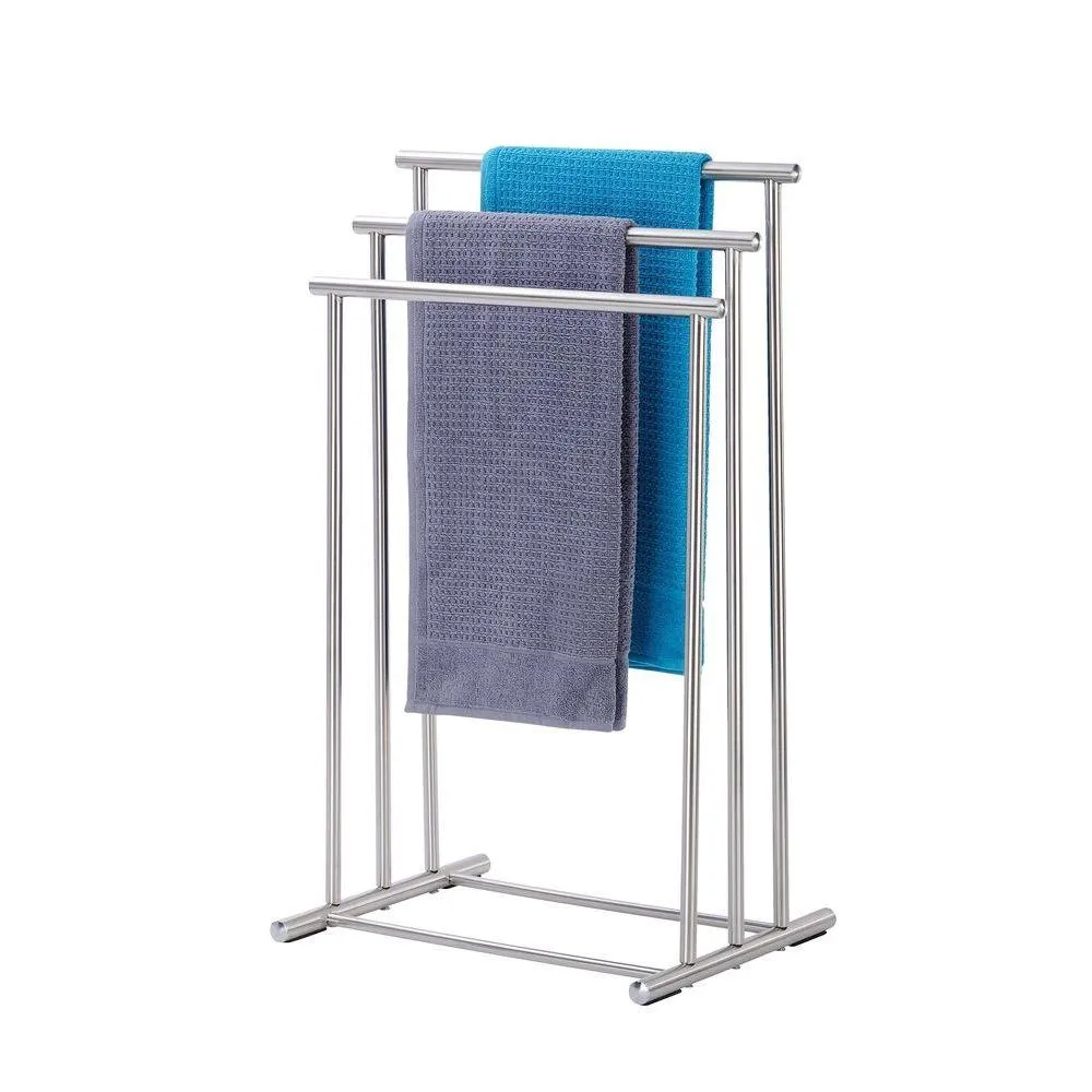 Lioni 3 Rail Freestanding Stainless Steel Towel Rack