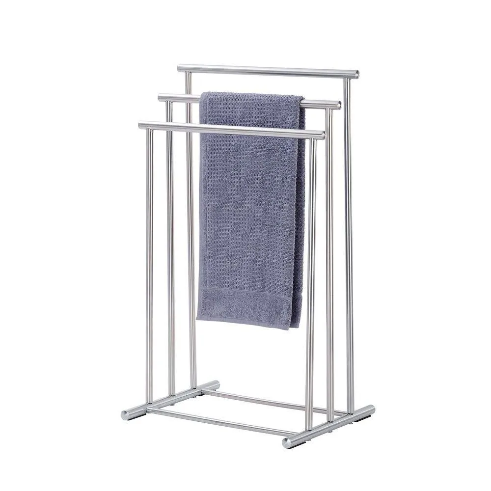 Lioni 3 Rail Freestanding Stainless Steel Towel Rack