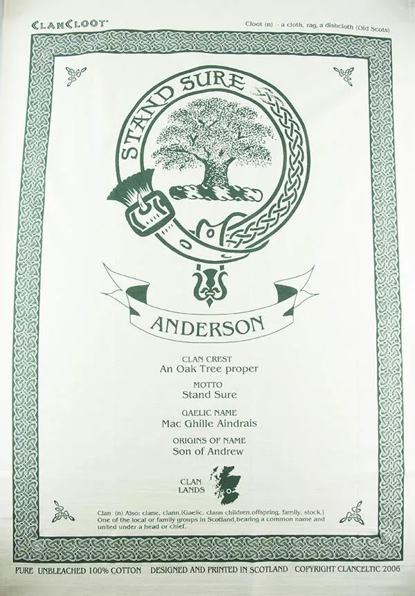 MacLean Clan Tea Towel