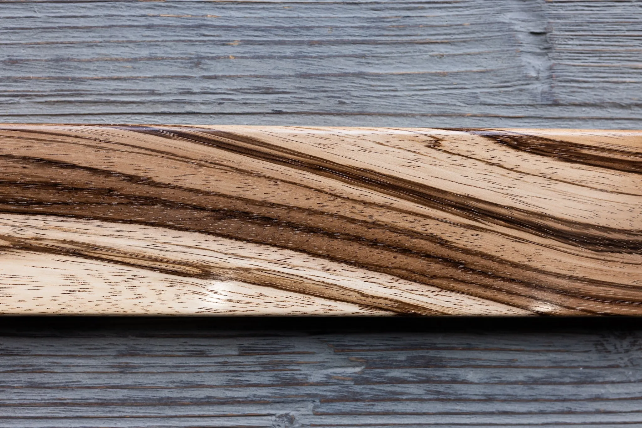 Magnetic Knife Strip: Zebrawood 18"