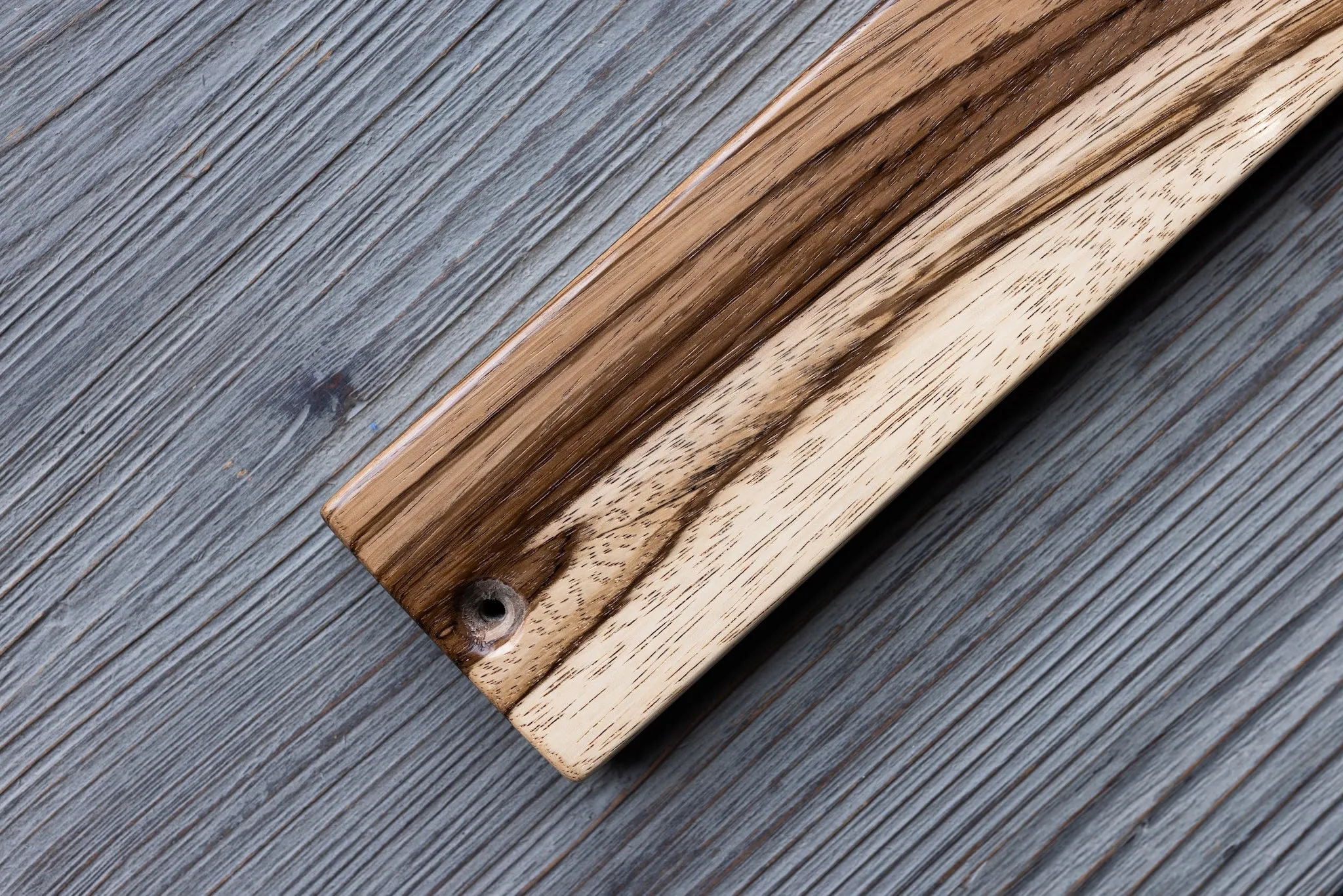 Magnetic Knife Strip: Zebrawood 18"