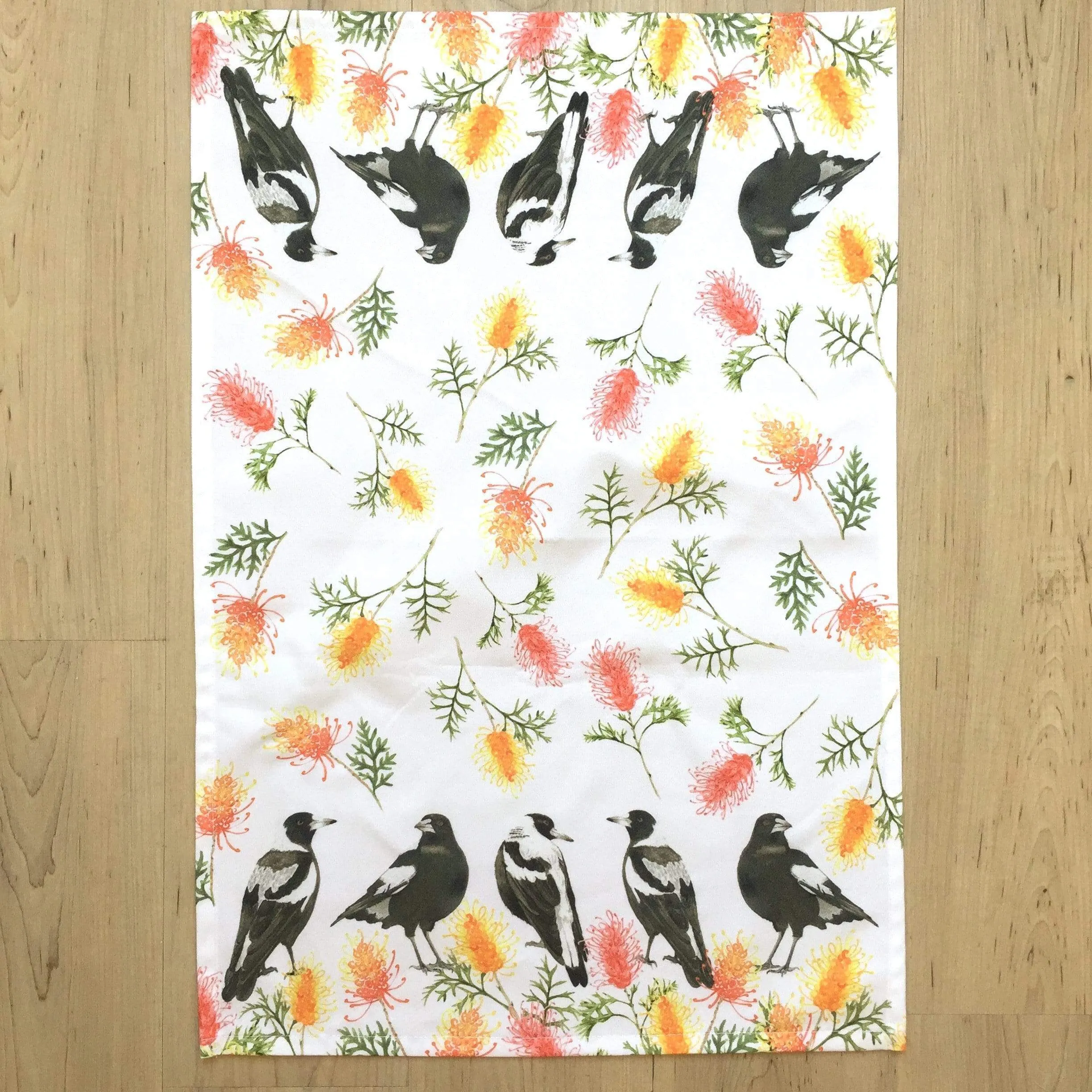 Magpie Tea towel