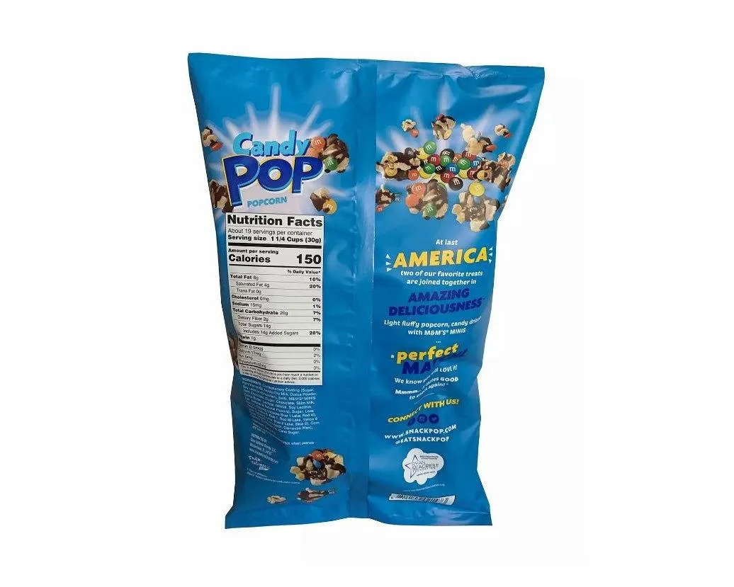 M&M Minis Candy Pop Popcorn 20 oz. Bag