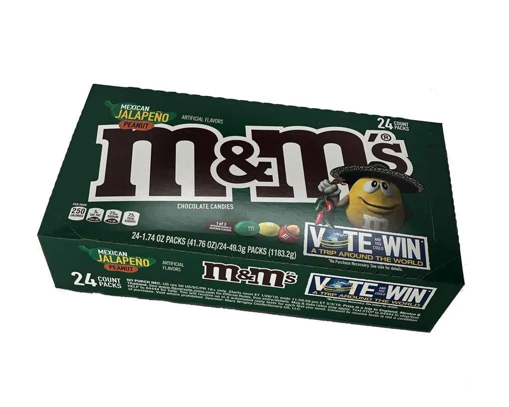 M&M's Mexican Jalapeno Peanut Chocolate Candies