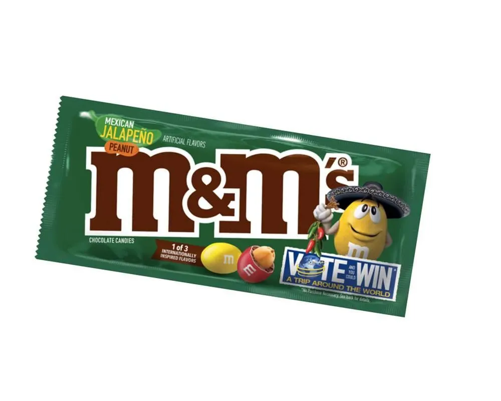 M&M's Mexican Jalapeno Peanut Chocolate Candies