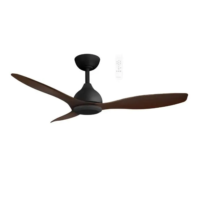 Martec Elite DC 1220mm Ceiling Fan Matt Black/Walnut