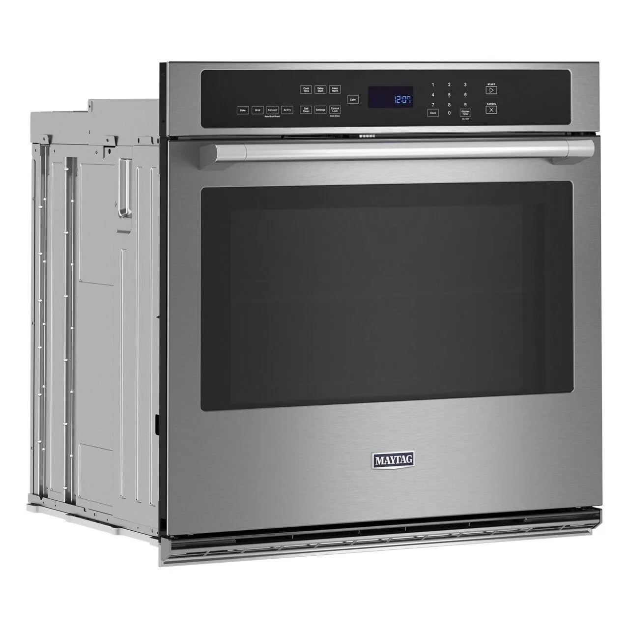 Maytag 27-inch Built-in Single Wall Oven with Convection MOES6027LZ