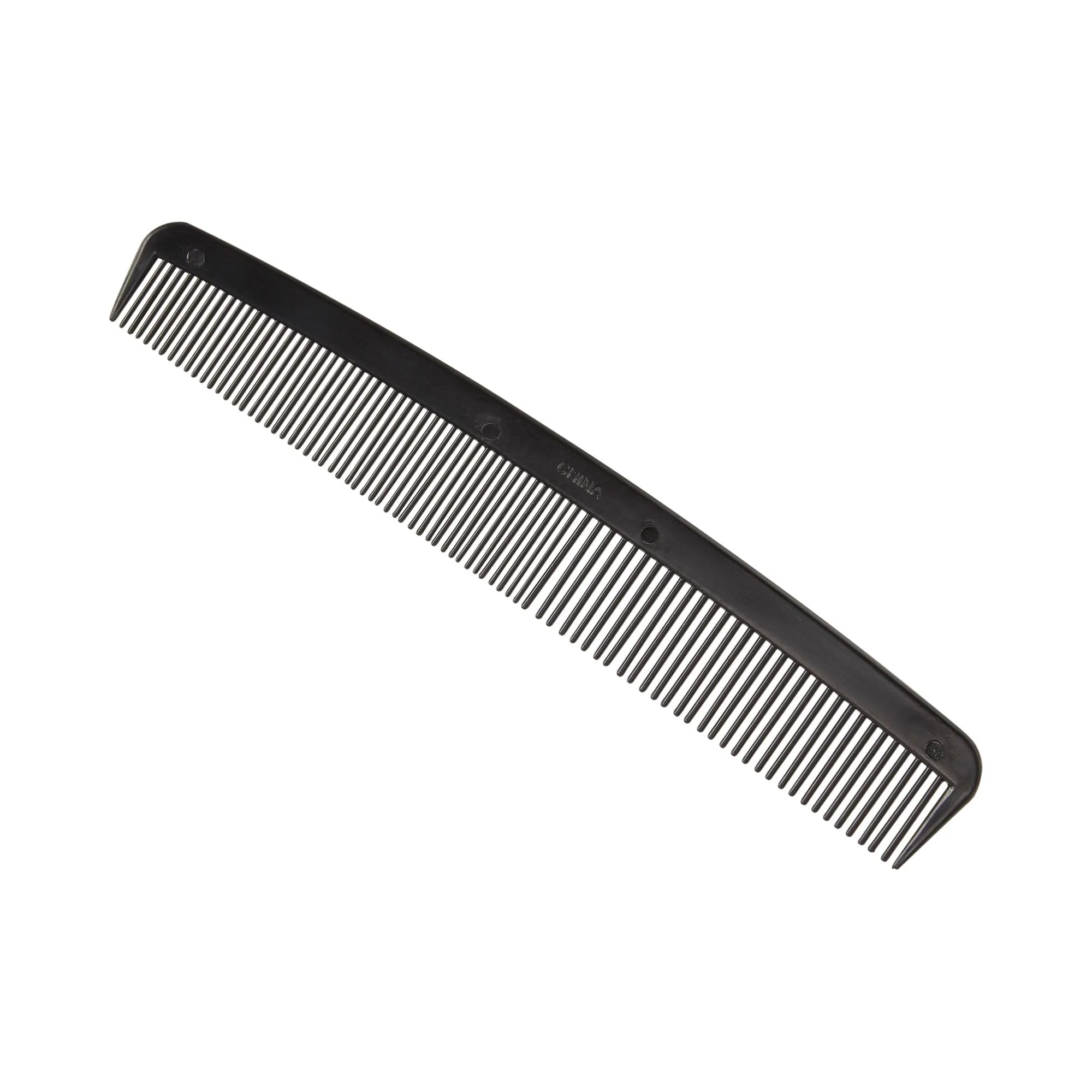 McKesson 7 Inch Black Plastic Hair Comb