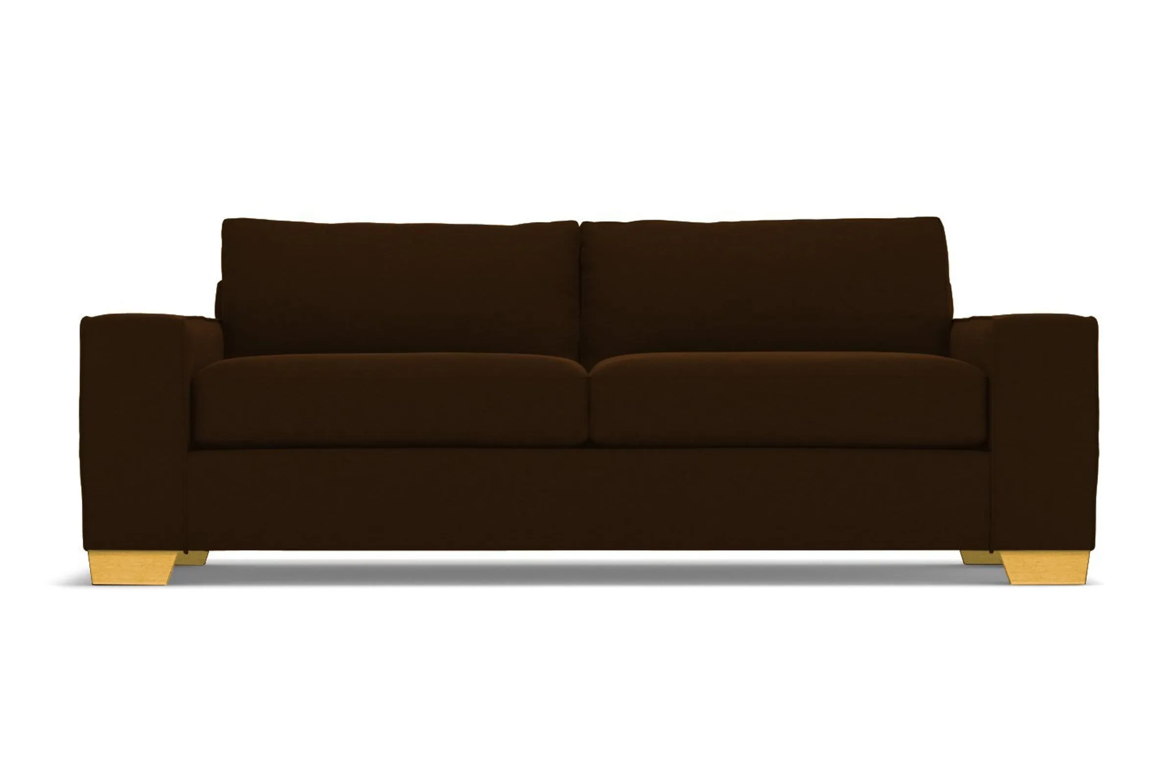 Melrose Queen Size Sleeper Sofa Bed :: Leg Finish: Natural / Sleeper Option: Memory Foam Mattress