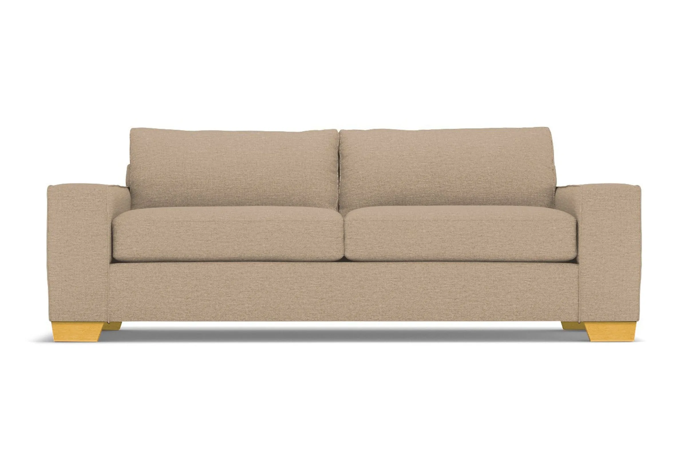 Melrose Queen Size Sleeper Sofa Bed :: Leg Finish: Natural / Sleeper Option: Memory Foam Mattress