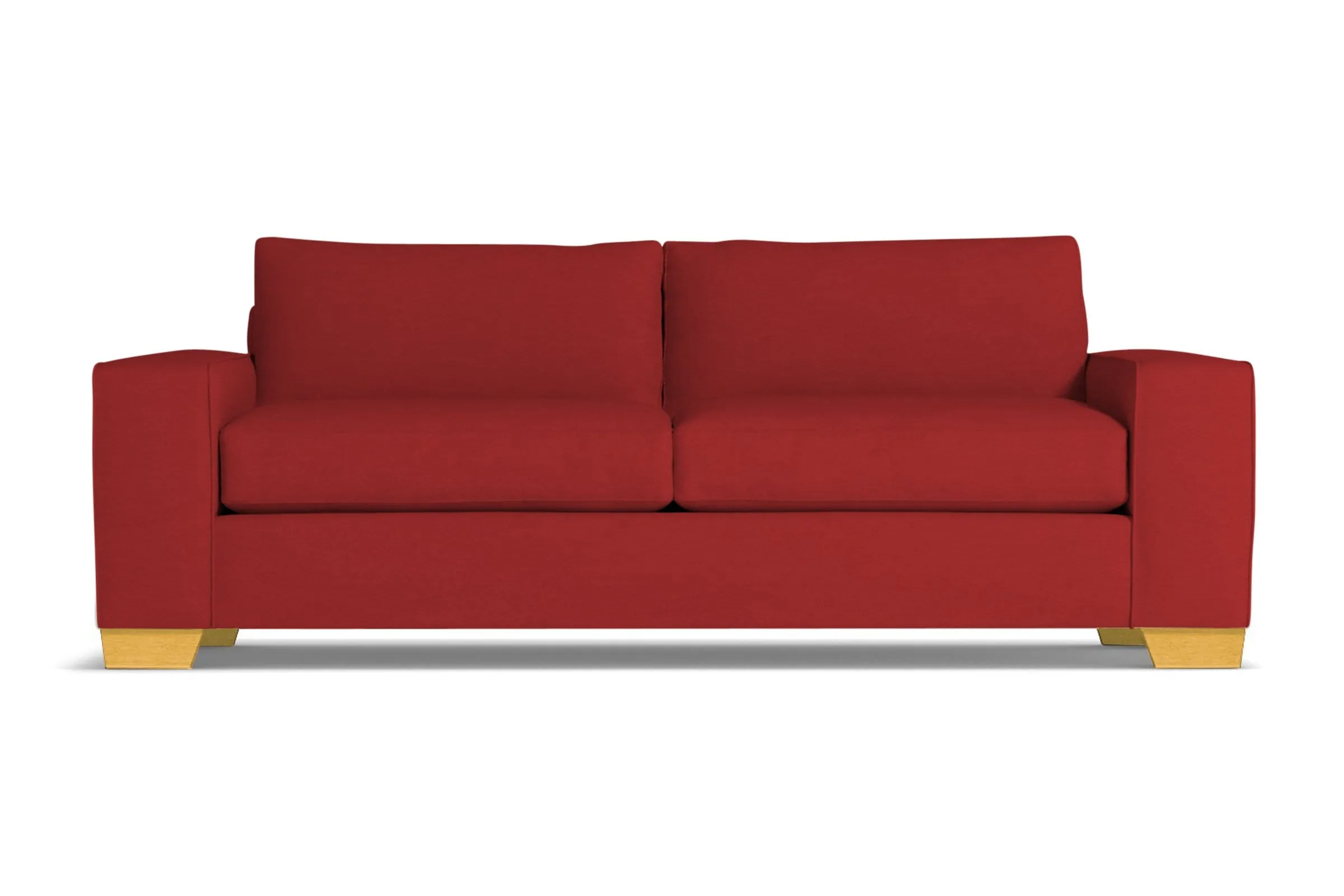 Melrose Queen Size Sleeper Sofa Bed :: Leg Finish: Natural / Sleeper Option: Memory Foam Mattress