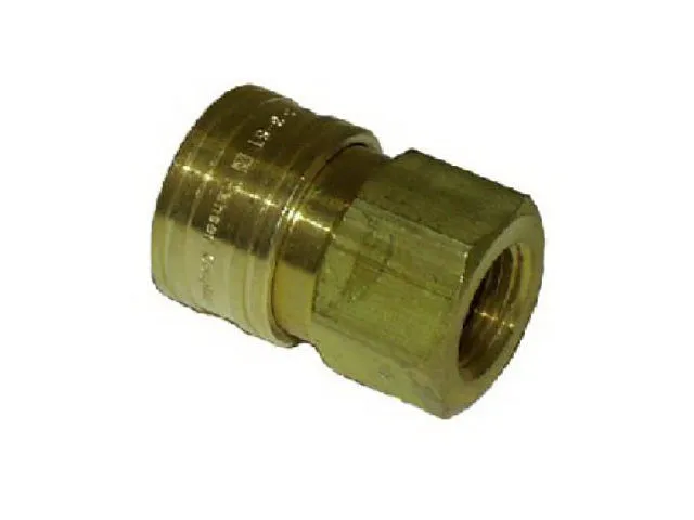 Mi-T-M® AW-0017-0004 Quick Connect Socket, 3/8 F x 3/8 FPT, Brass