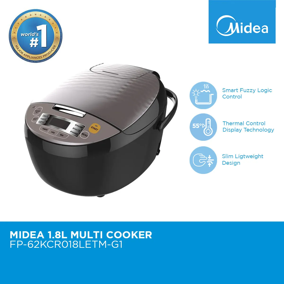 Midea 1.8L Multi Cooker