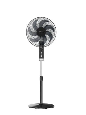 Midea MS1623BT Black Stand Fan, 16 Inches