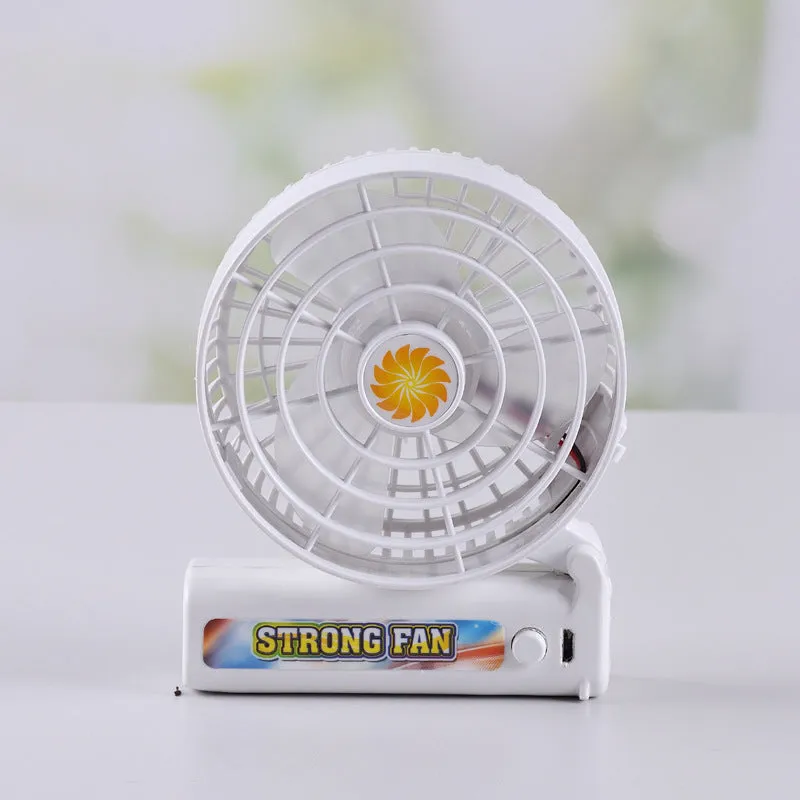 Mini Fan Halter Summer USB Handheld Folding Portable Student Dormitory Office Fan