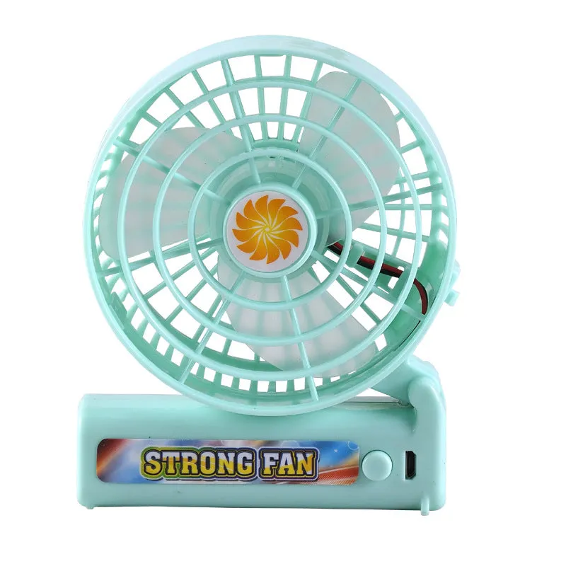 Mini Fan Halter Summer USB Handheld Folding Portable Student Dormitory Office Fan