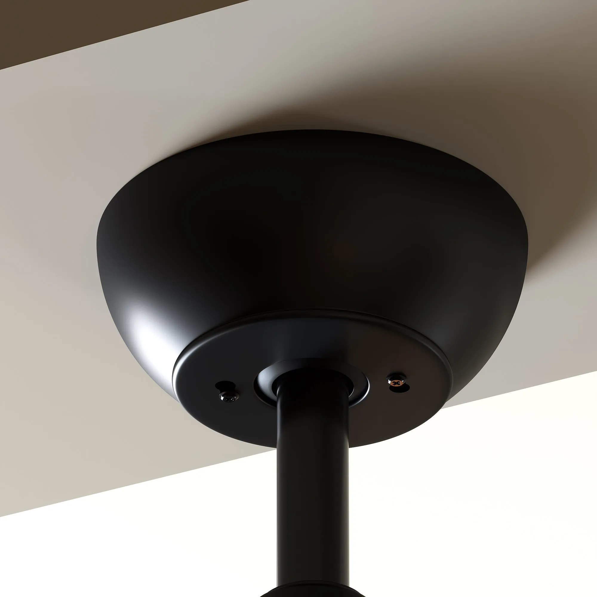 Modern Black Ceiling Fan With 3 Blades