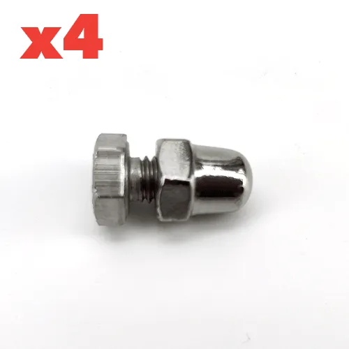 Modular 76 Series - (4pack) Replacement Nuts & Bolts for straight extensions