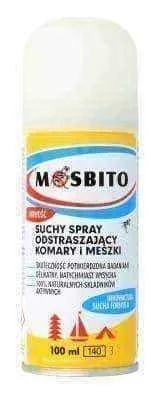 Mosbito Dry spray repellent mosquitoes and flies 100ml