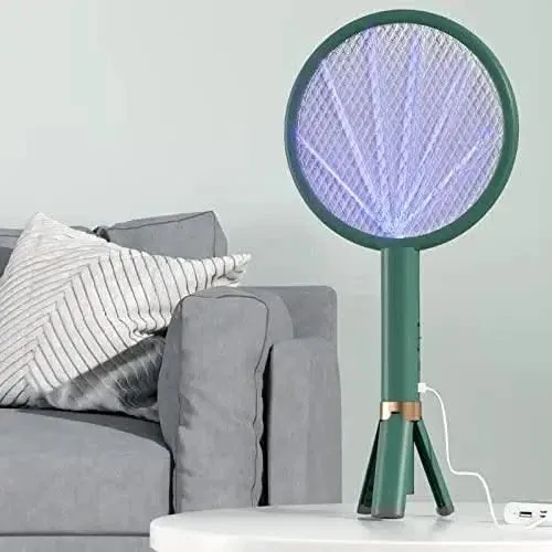 Mosquito Killer Racket Bat Machine for Home with UV Lamp and Tri-pod Design