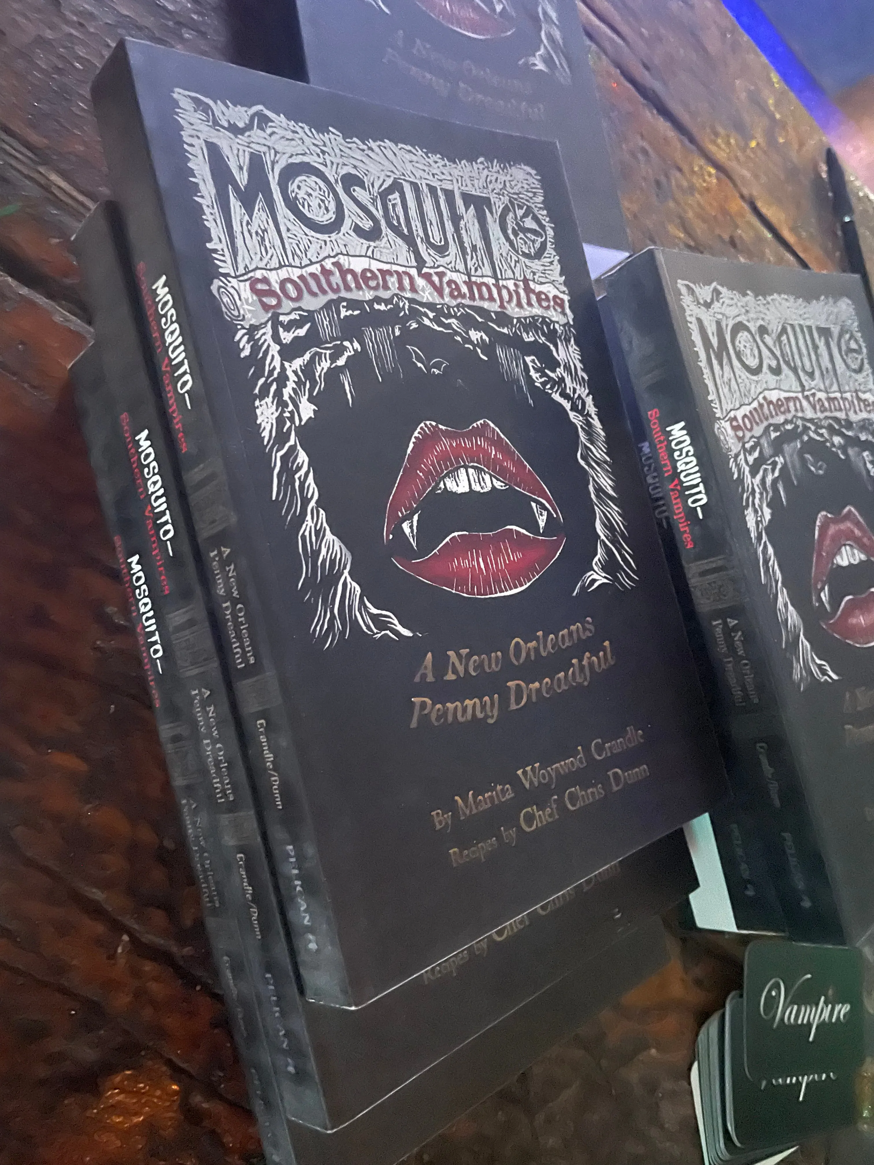 Mosquito-Southern Vampires by Marita Woywod Crandle & recipes by Chef Chris Dunn