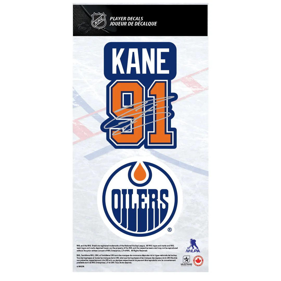 Mustang NHL Edmonton Oilers Evander Kane Decal Set Primary