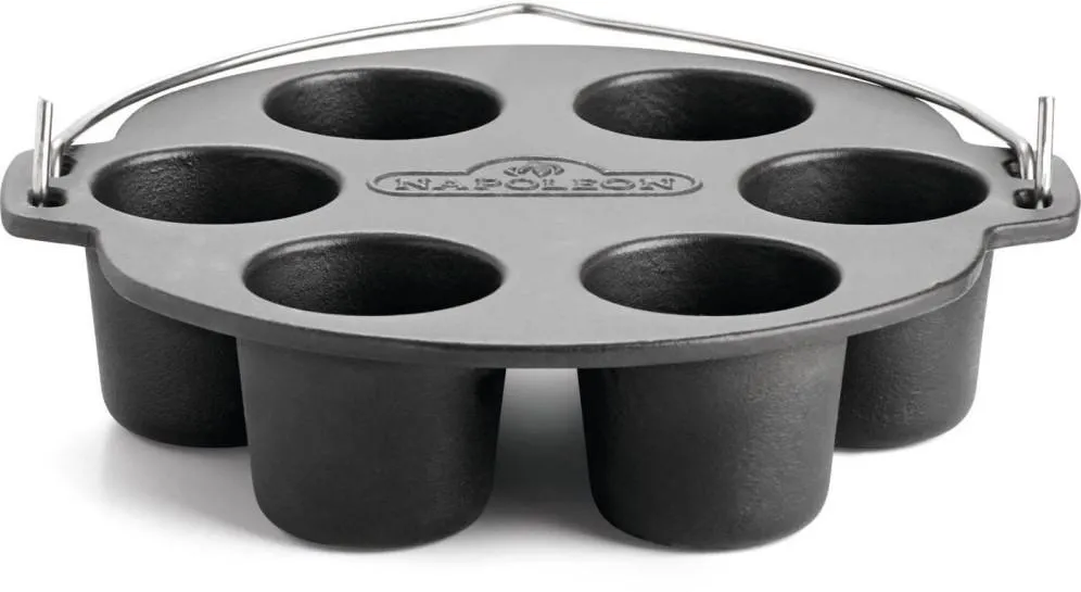 Napoleon Bbq 56061 Cast Iron Muffin Cooker