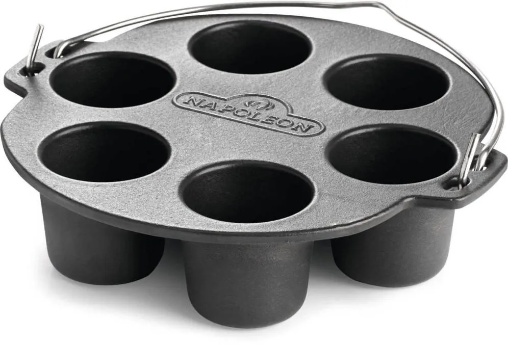 Napoleon Bbq 56061 Cast Iron Muffin Cooker