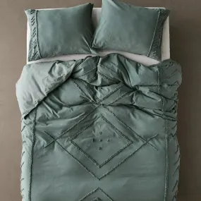 New Eliaf Tufted Cotton Duvet Cover Set