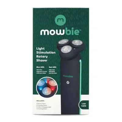 New - Mowbie Men's Light Treatment Rotary Shaver