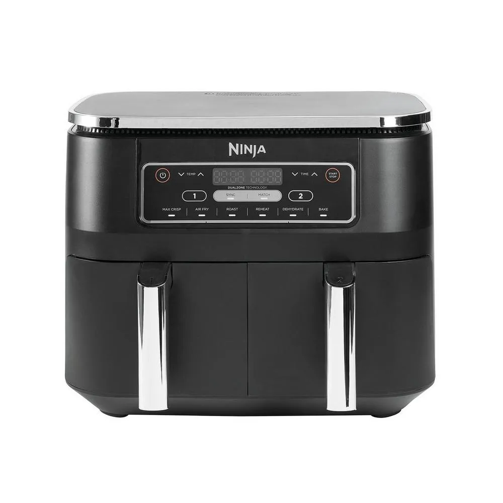 Ninja Foodi AF300UK 7.6L Dual Zone Air Fryer and Dehydrator - Black