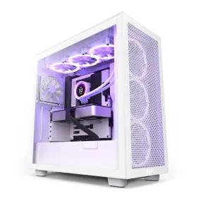 NZXT H7 FLOW MID-TOWER E-ATX CABINET WHITE